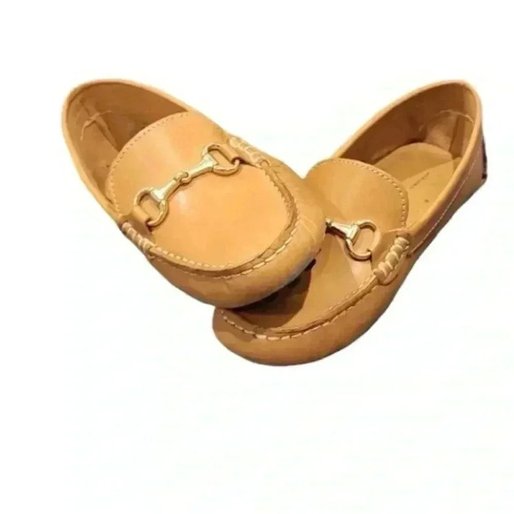 MERCANTI FIORENTINI Tan Leather Driving Bit Loafers Sz. 6B - Picture 4 of 6